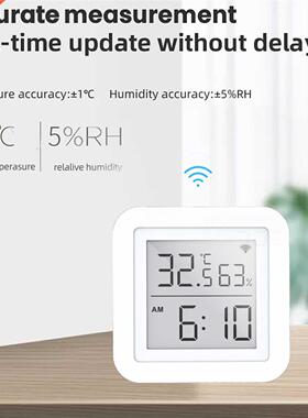 Tuya WiFi Thermometer Hygrometer USB Power Supplys ℉/℃ Swi