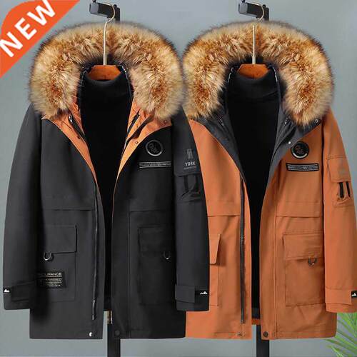 Bust 160CM 10XL 9XL 8XL 7XL 6XL Men's Hooded Long Down Jack