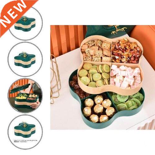 Novelty Candy Storage Tray with Deer Decoration PP Divided