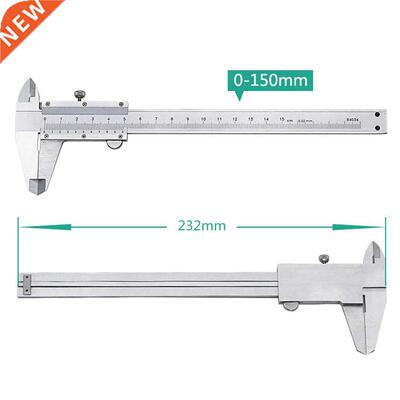 Vernier Caliper 6inch 0-150mm/0.02mm Calipers Gauge Micromet