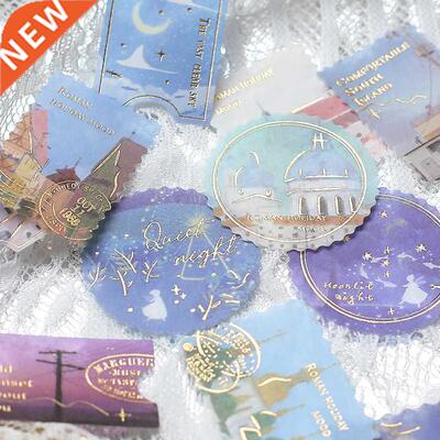 45pcs/pack Bronzing Stamp stickers package  Diary Decorat