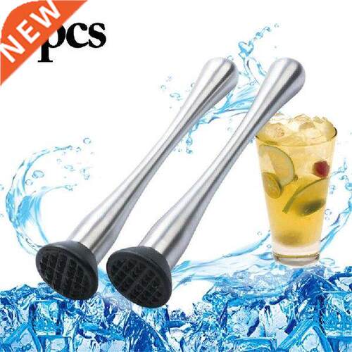 2pcs Portable Crushed Ice Stainless Steel Kitchen Supply