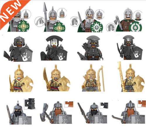 Mini Lord Rings Elves Orcs Army arf Rohan knight Game Throne