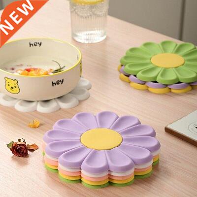 1PCS Silicone Cup Coaster Kitchen Anti-scalding Mats