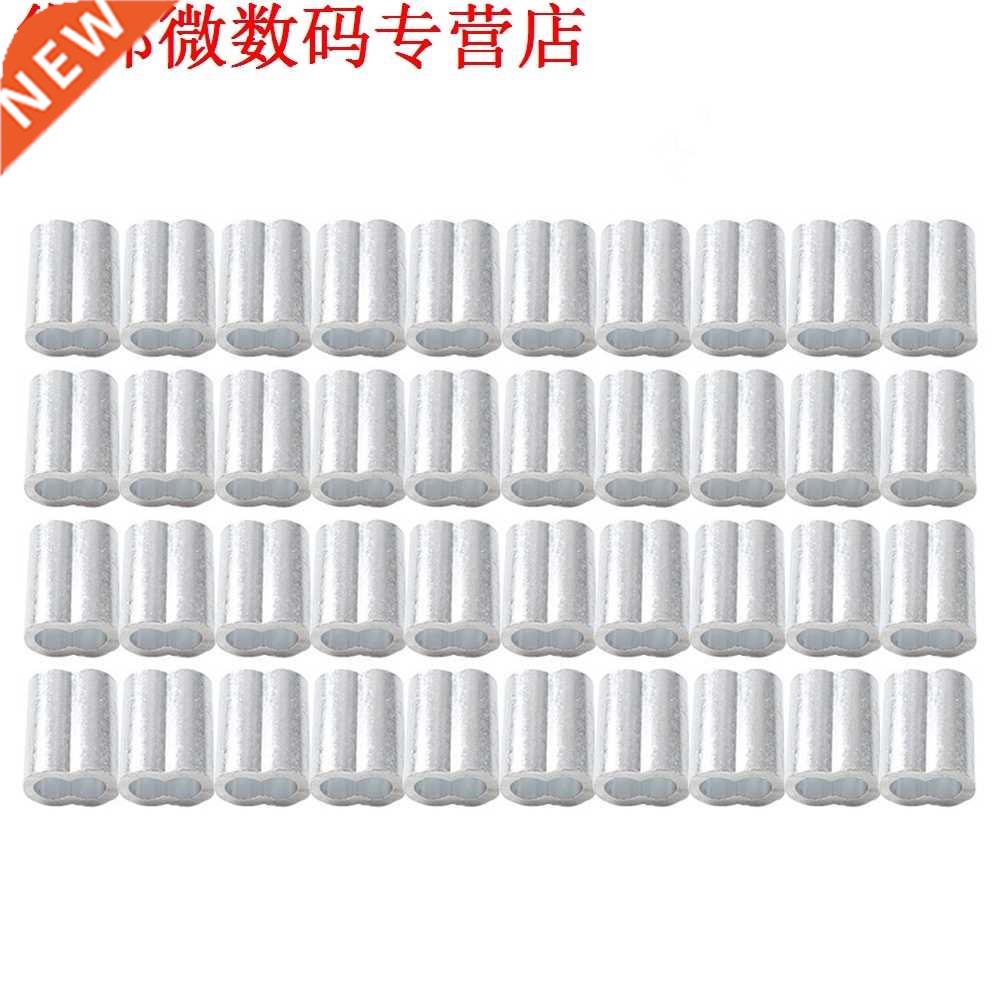 40pcs Draad Touw Aluminium Mouwen Clip Fittings Kabel Crimps