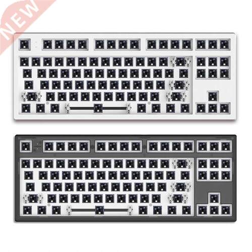 Mk870 Wired Gaming Mechanical Keyboard Kit 87 Key RGB Backli