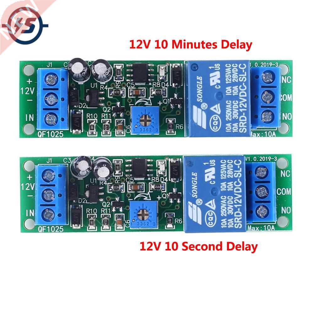 Delay Relay Module 10A Switch Controller Adjustable Trigger