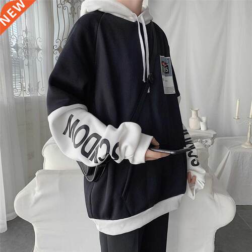 Sreetwear Harajuku Men Turtleneck Hoodies 2022 Mens Color Bo