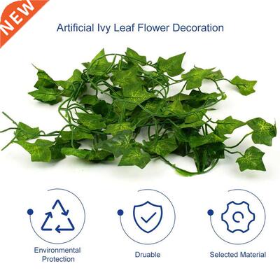 2m Artificial Ivy Foliage Leaf Flowers Home House Plants