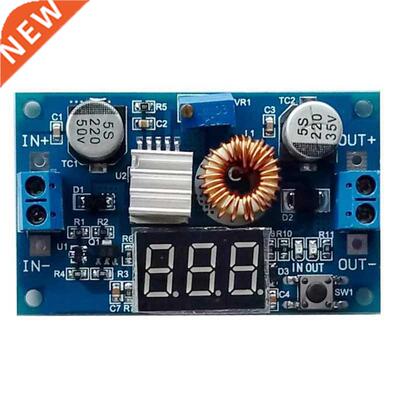 5A power 75W DC-DC step-down module with a voltmeter display