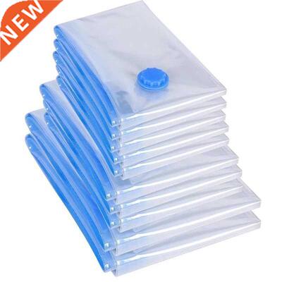 20PC Transparent Vacuum Bag Home Organizer Border Foldable