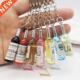 Wine Bottle Pendant Acrylic Keyring Beer Bag 1Pc Keychains