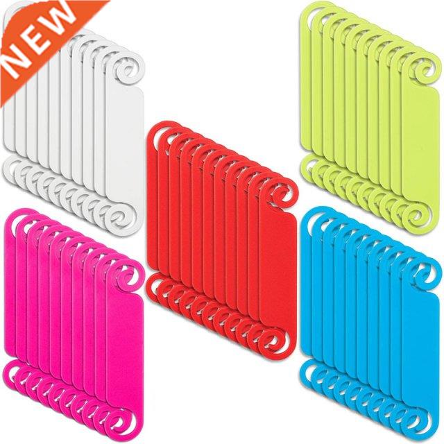 50Pcs Cable Tags Cable Management Tags Multicolor Cable Labe