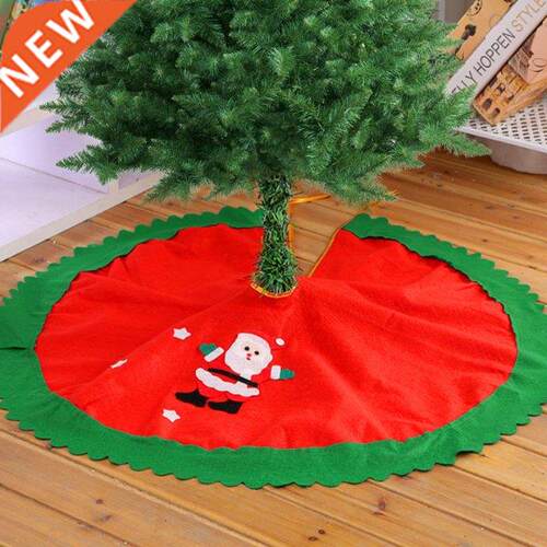 60/90cm Santa Claus Christmas Tree Skirt Xmas Holiday Decora