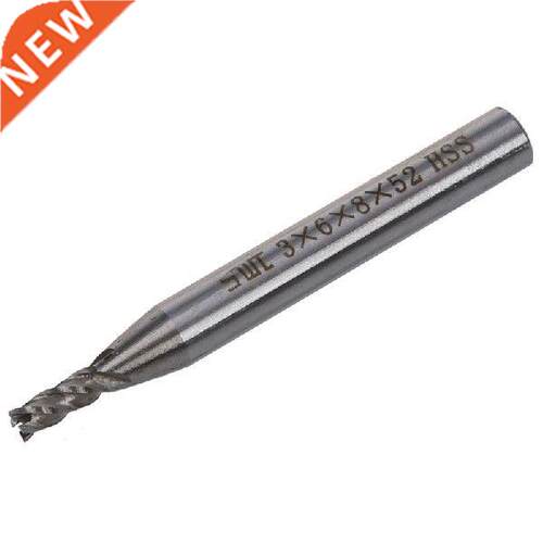 HSS 4 Flute 3mm x 6mm Shank End Mills