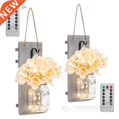 Glass Mason Jar Wall Scone,Farmhouse Decorative Light, Vanit