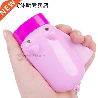Novel cartoon Hand Pressing Flashlight 3 LED Crank power dyn