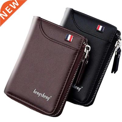wallet for men short Casual carteras Short Wallets PU Leathe