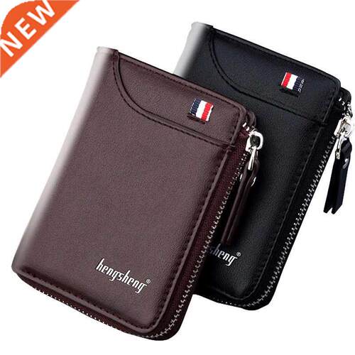 wallet for men short Casual carteras Short Wallets PU Leathe