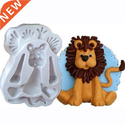 Lion Elephant Animal Shape 3D Silicone Cake Mold Form
