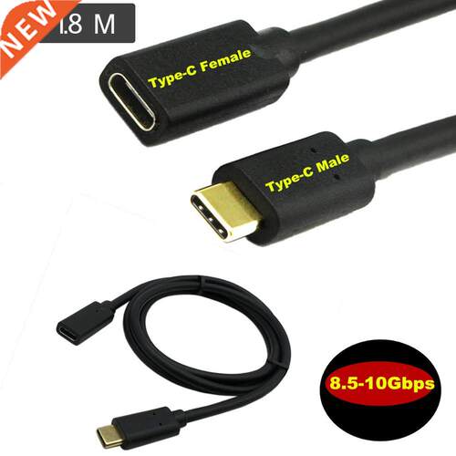 Gold plated USB type C Extension Cable Male to Female USB