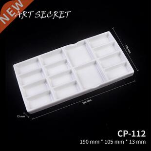 Samina Round Paint Palette Tray Ceramics for Acrylic Oil Wat