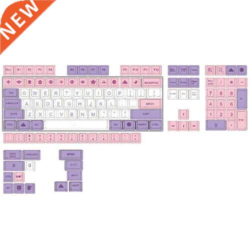 Hana Ethermal Dye Sublimation Fonts PBT Keycap for Wired USB