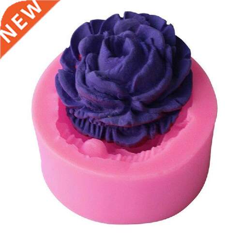 Cake decorating tools 3D Rose Flower Silicone Mold Fondant