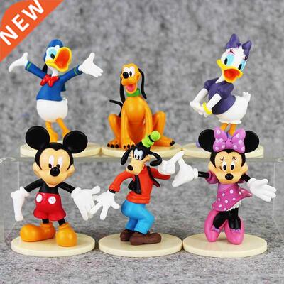 6pcs/lot Mickey Mouse Minnie Mouse Clubhouse Birthday Party