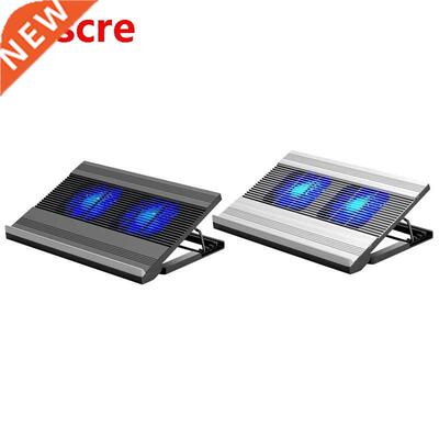 T10 Laptop Cooling Base, Silent Dual Fan Adjustable Cooling