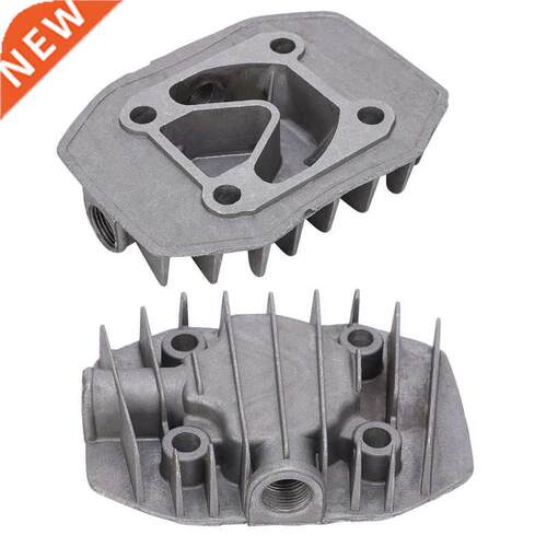 2Pcs Air Compressor Cylinder Head Small 2.5/3P Aluminum Cool