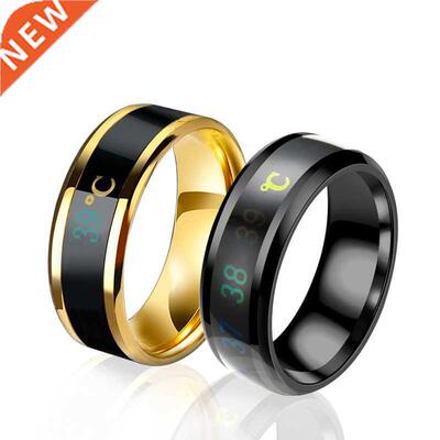 Temperature Ring Titanium Steel Mood Emotion Feeling Intelli
