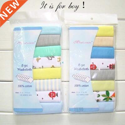 8pCs CoTToN NeWBorN WashCloTh Wipe CloTh BaBy BaTh ToWel Fee
