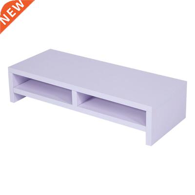 2-Tier Desktop Monitor Stand Shelf Plinth TV LCD Laptop PC S