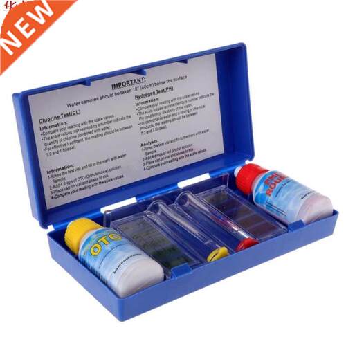 1 Set PH Chlorine Water Quality Test Kit Swimming Pool Aquar
