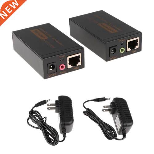 100m 328ft VGA Video Audio Extender Over Single RJ45 CAT5e/6