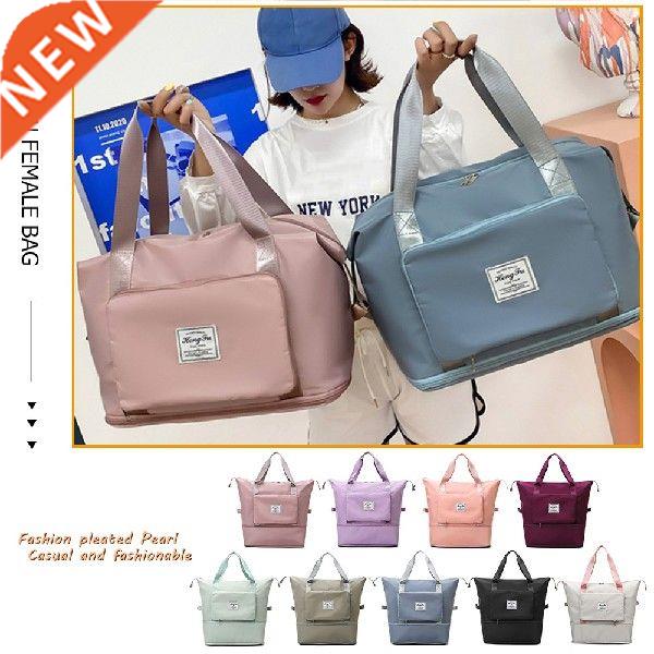 Fashion Women Travel Bag Foldable Large Capacity Women Gym图片