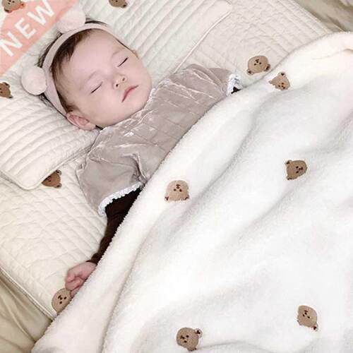 Soft Winter Blanket Swaddling Blankets for Baby Newborn Bed