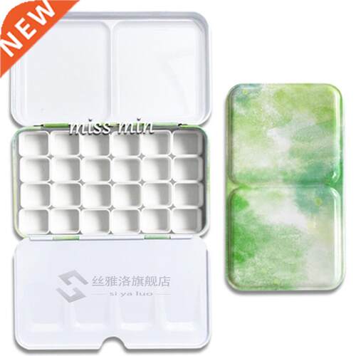 Starry Watercolor/Oil/ Acrylic Paints Tins Box Empty Palette