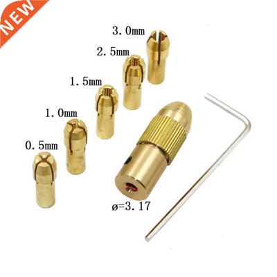 8Pcs 0.5-mm Mini Electric Drill Bit Collet Micro Twist Dril