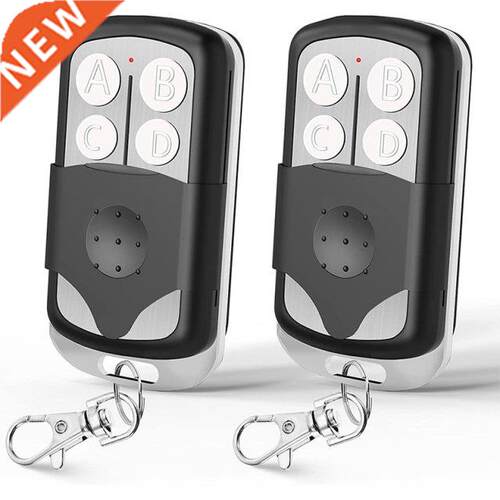 2PCS Garage Door Opener Remote Universal,4-Button Remote Wit
