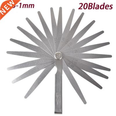 0.05-1.00MM Gap 20 Blades Range Finder Feeler Gauge Valve