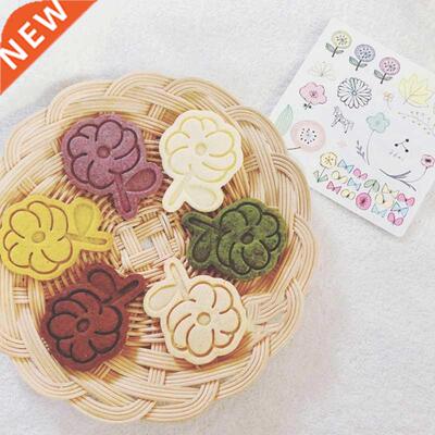 4Pcs Flower Cookie Cutter Biscuit Mold Cake Decorating