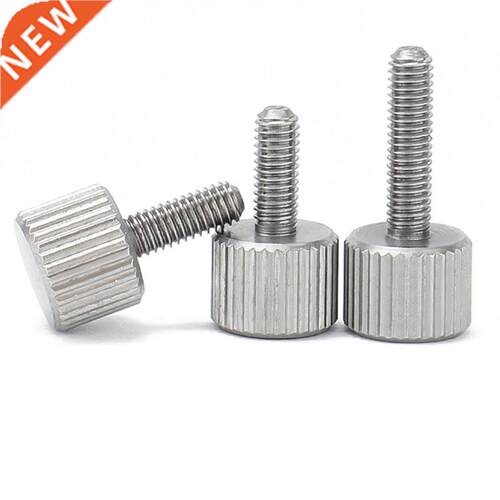 2/5pc M2 M2.5 M M4 M5 M6 04 Stainless Steel Knurl Flat Rou