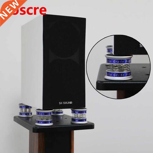 High Quality Preffair Black/Silver Aluminum Spring Speakers