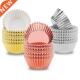 Muffin Paper Gold Cupcake Silv Cups Liners Baking Foil Cases