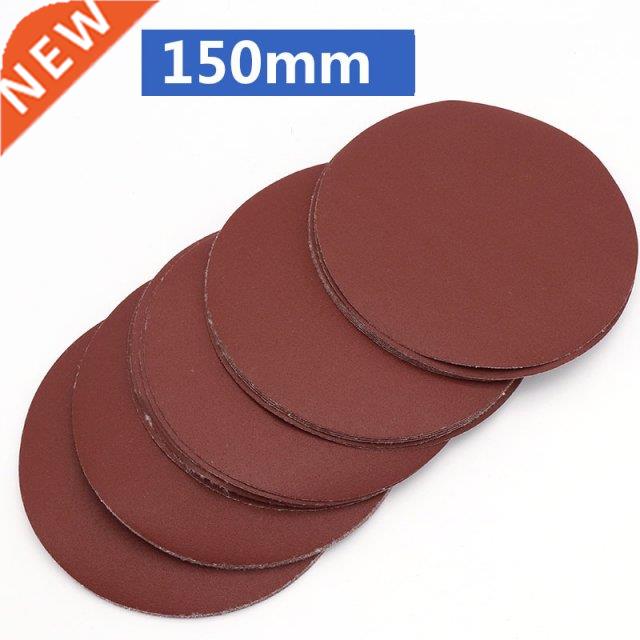 10pcs 150mm Sander Disc Sanding Polishing Paper Sandpaper Di