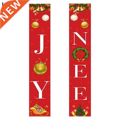 1 Pair Snowman Long Lasting Decoration Christmas Couplet