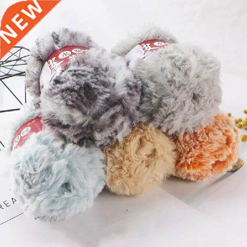Simulation Hair Mink Yarns Soft Warm Artificial Faux Fur