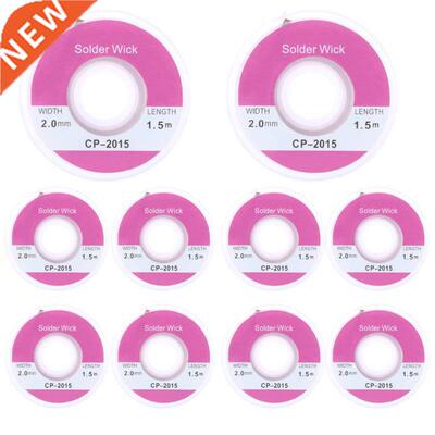 10pcs 1.5m 2.0mm Desolderng Brad Solder Remover Sucker Flu